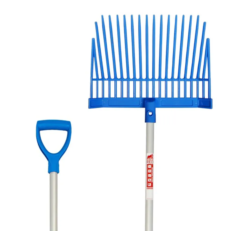 Red Gorilla Short Bedding Fork with D Handle in Blue-1